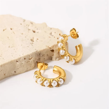 Pendientes Perla Aro