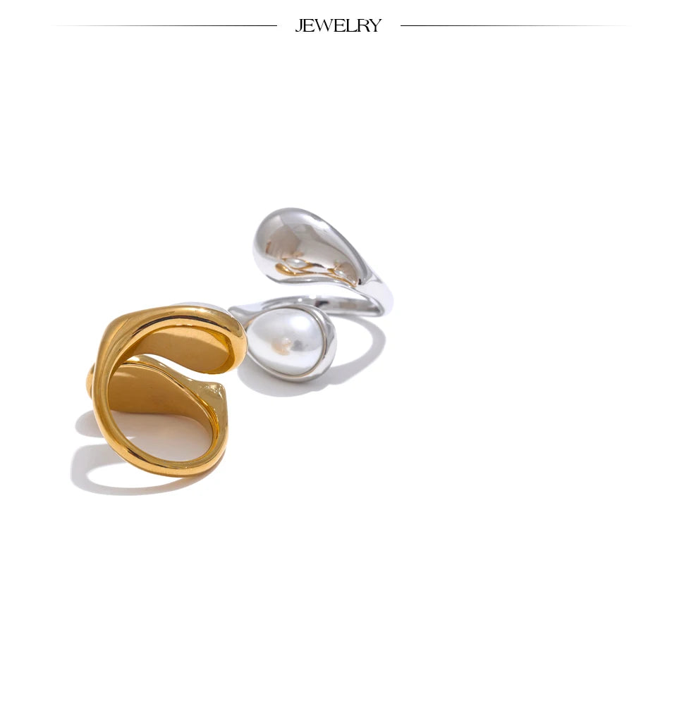 Anillo Perla Gota