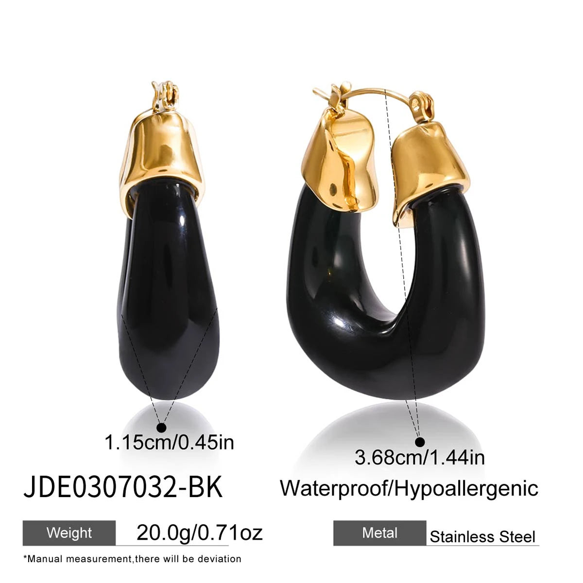 Pendientes Resina Carey