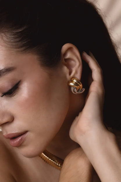 Pendientes Ovalados Minimalistas