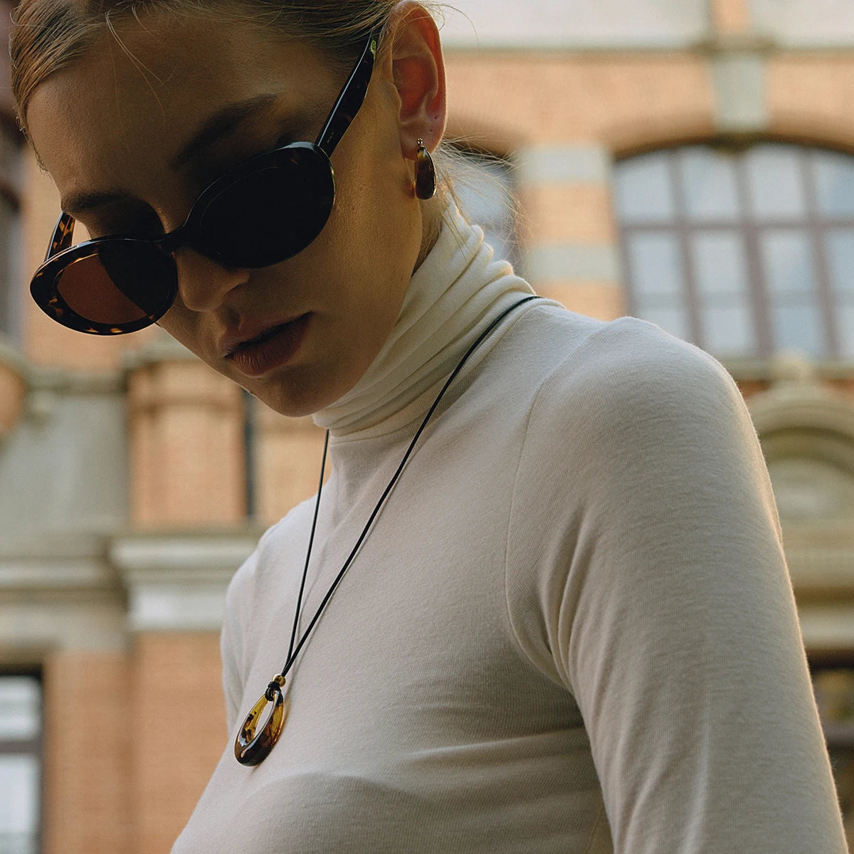 Pendientes Resina Carey