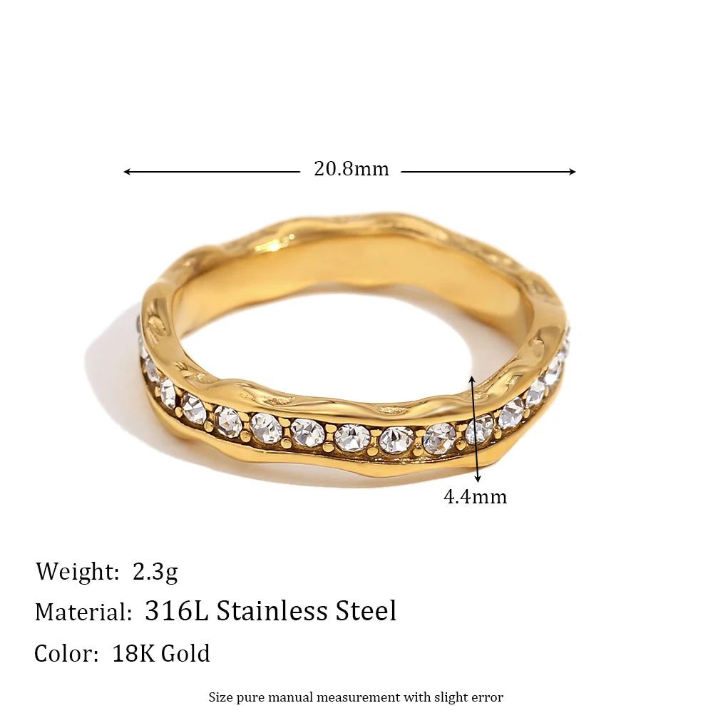 Anillo Estrella Circonita