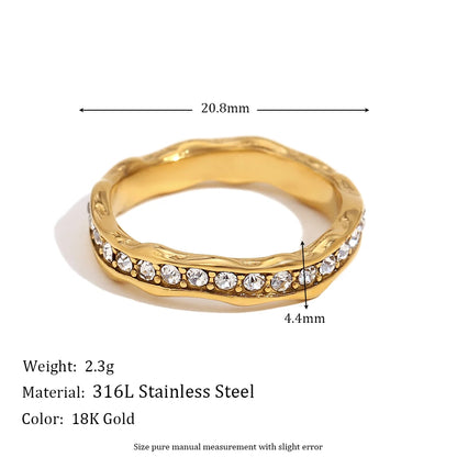 Anillo Estrella Circonita