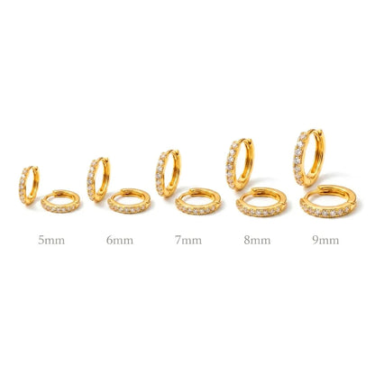 Pendientes Aros Mini Circonita