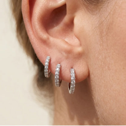 Pendientes Aros Mini Circonita