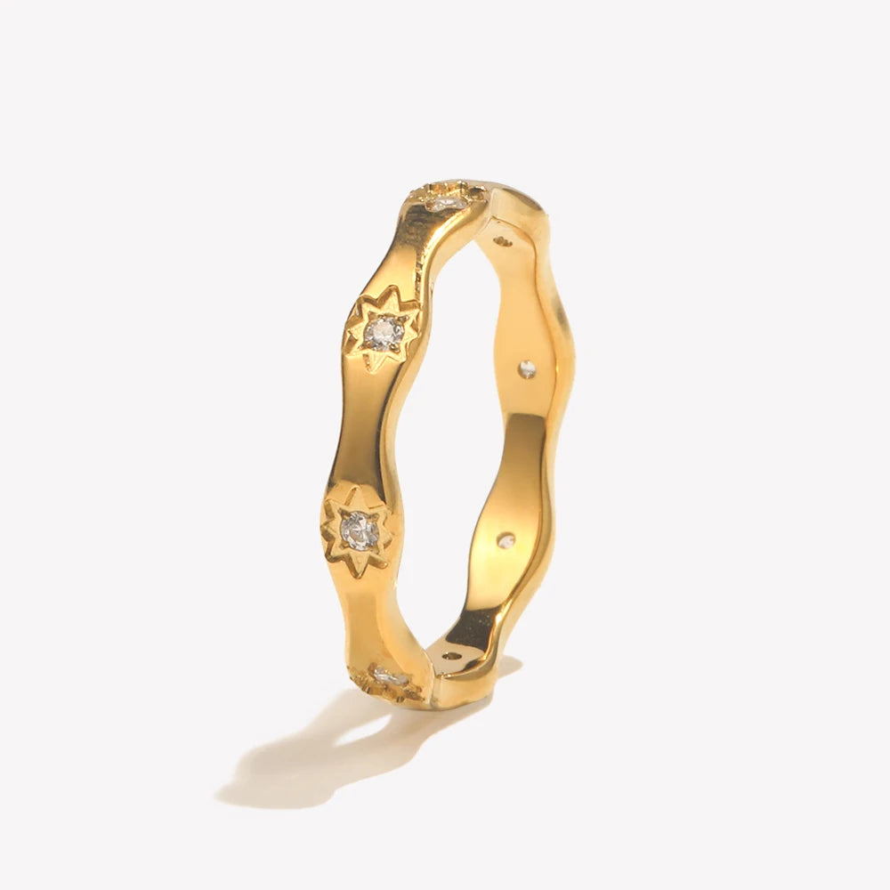 Anillo Estrella Circonita