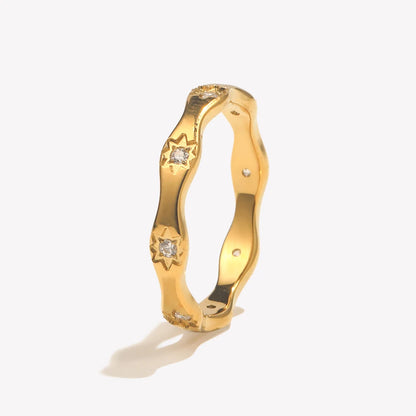 Anillo Estrella Circonita