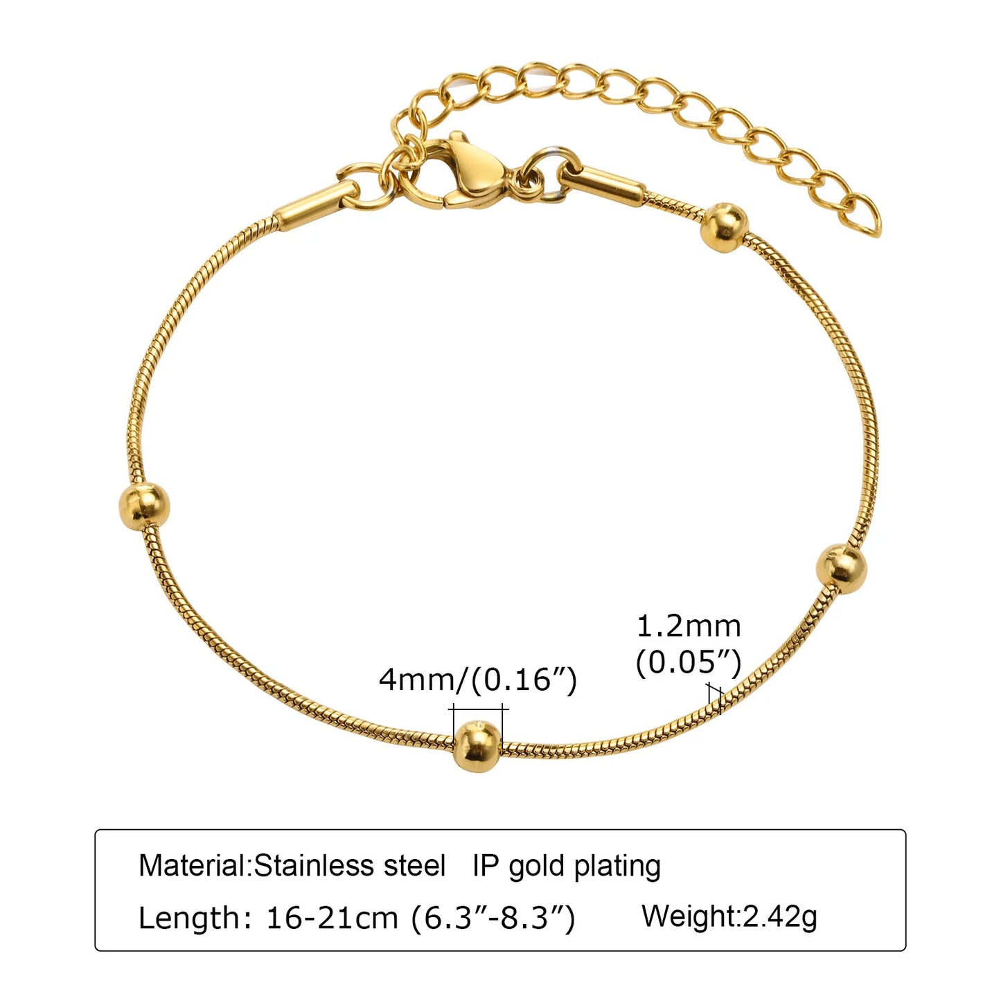 Pulsera Cadena Vintage