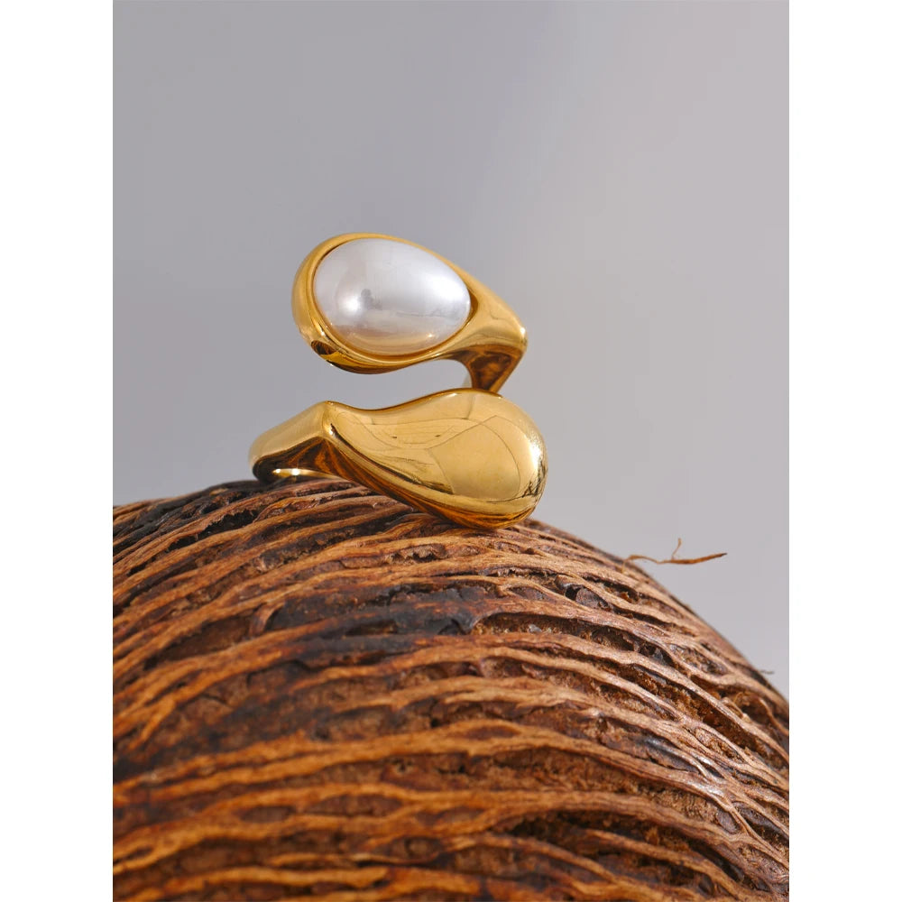 Anillo Perla Gota