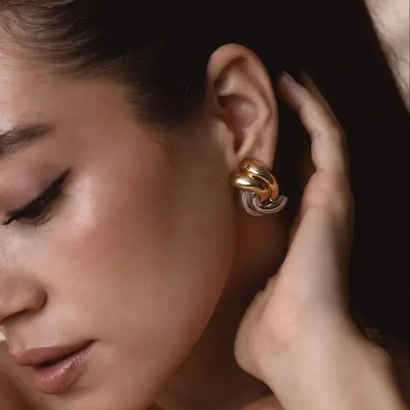Pendientes Ovalados Minimalistas