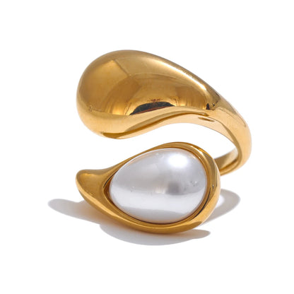 Anillo Perla Gota