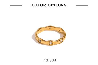 Anillo Estrella Circonita