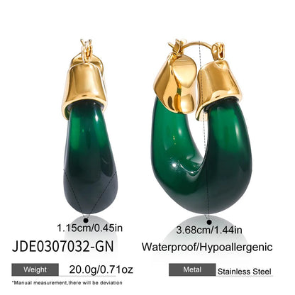 Pendientes Resina Carey