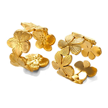 Anillo Flor Ajustable