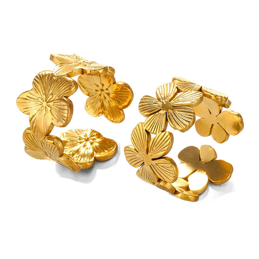 Anillo Flor Ajustable