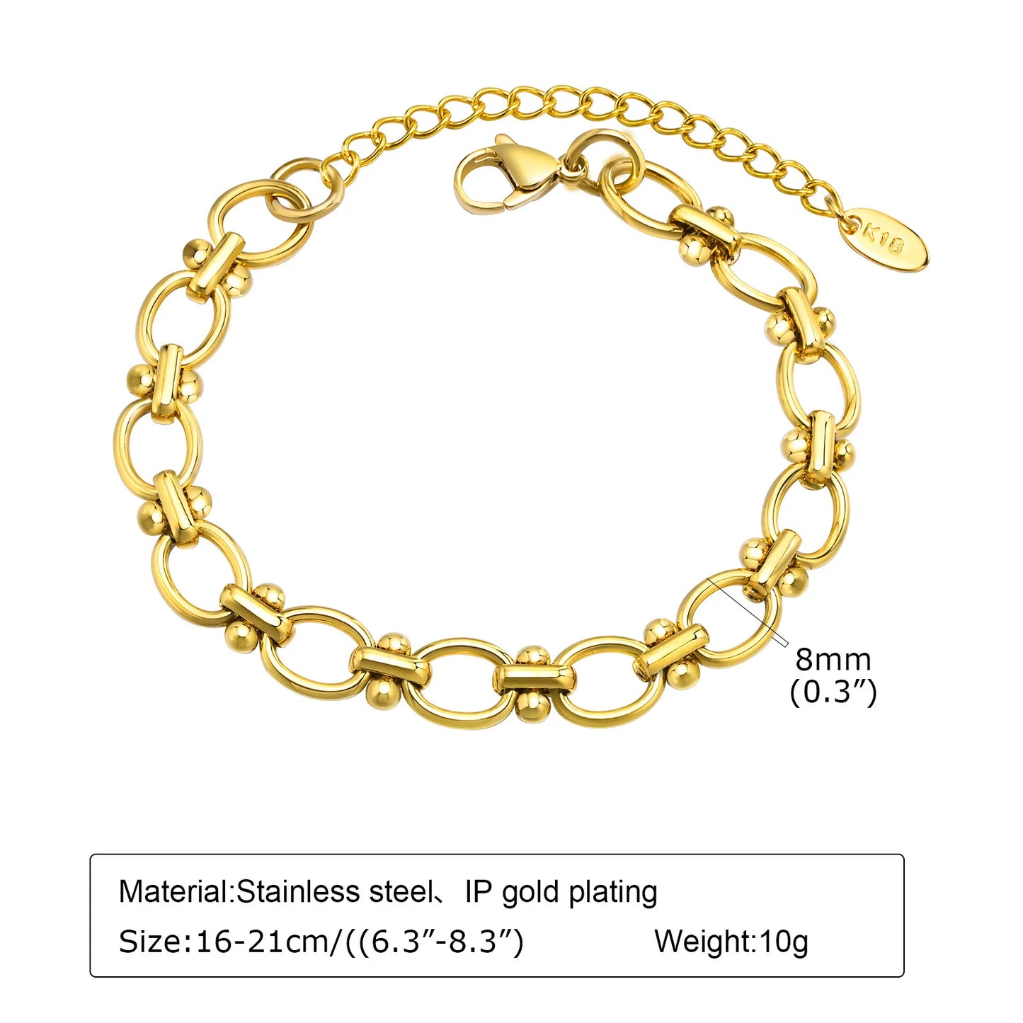 Pulsera Cadena Vintage