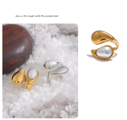Anillo Perla Gota