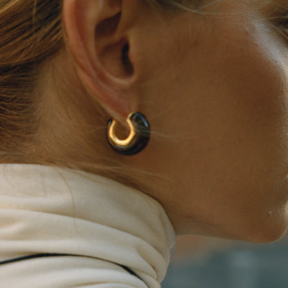 Pendientes Resina Carey