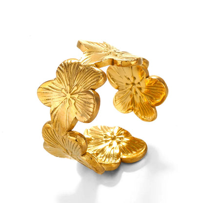 Anillo Flor Ajustable