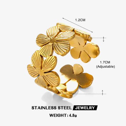 Anillo Flor Ajustable