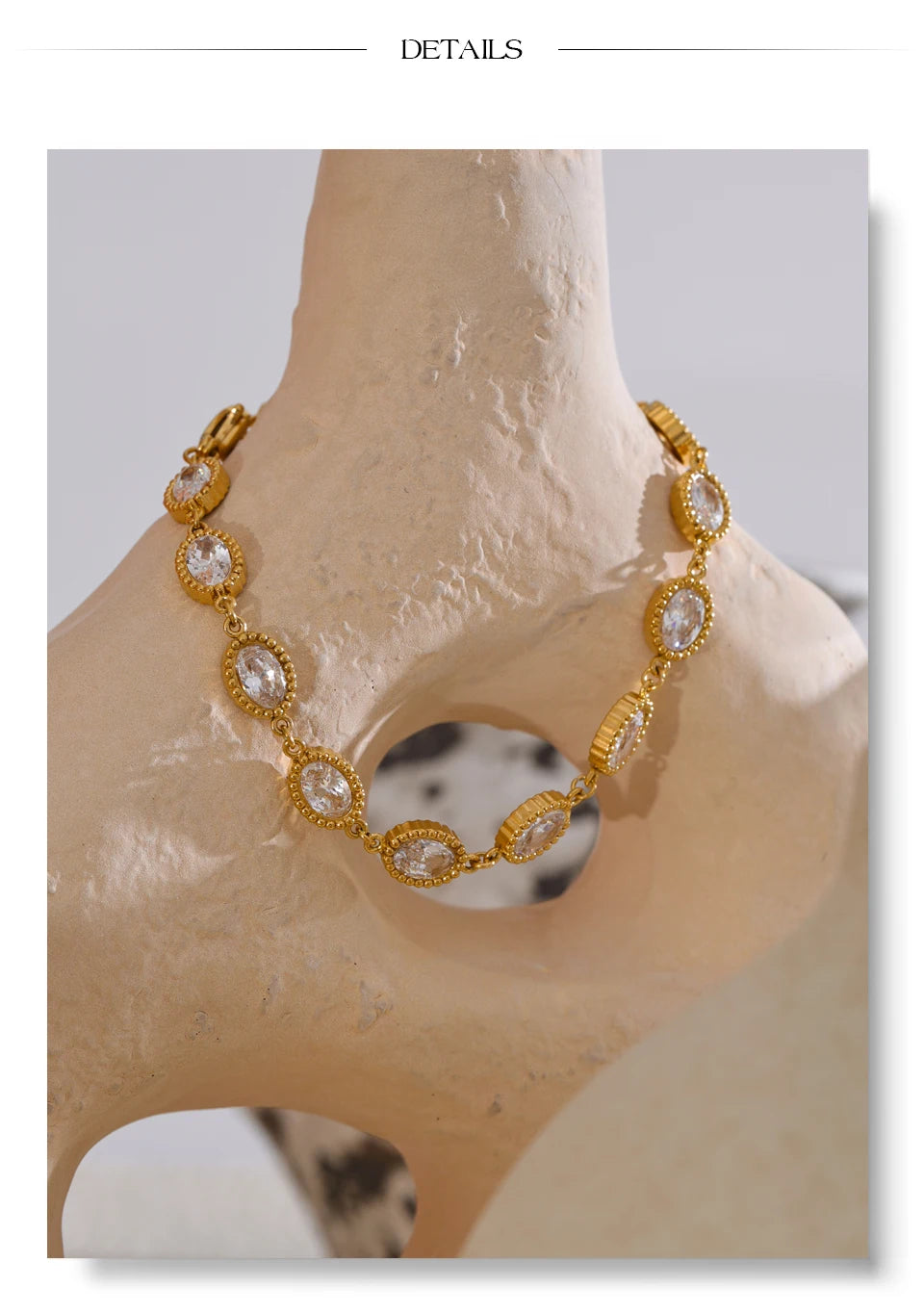 Pulsera Circonita Oval