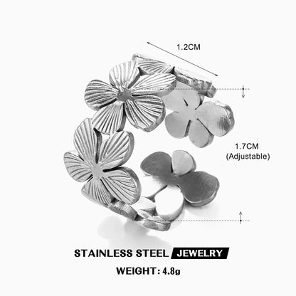 Anillo Flor Ajustable