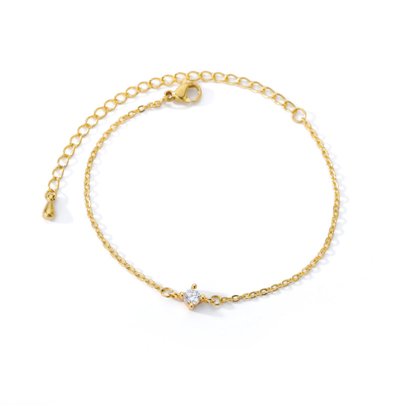 Pulsera con Diamantes Incrustados