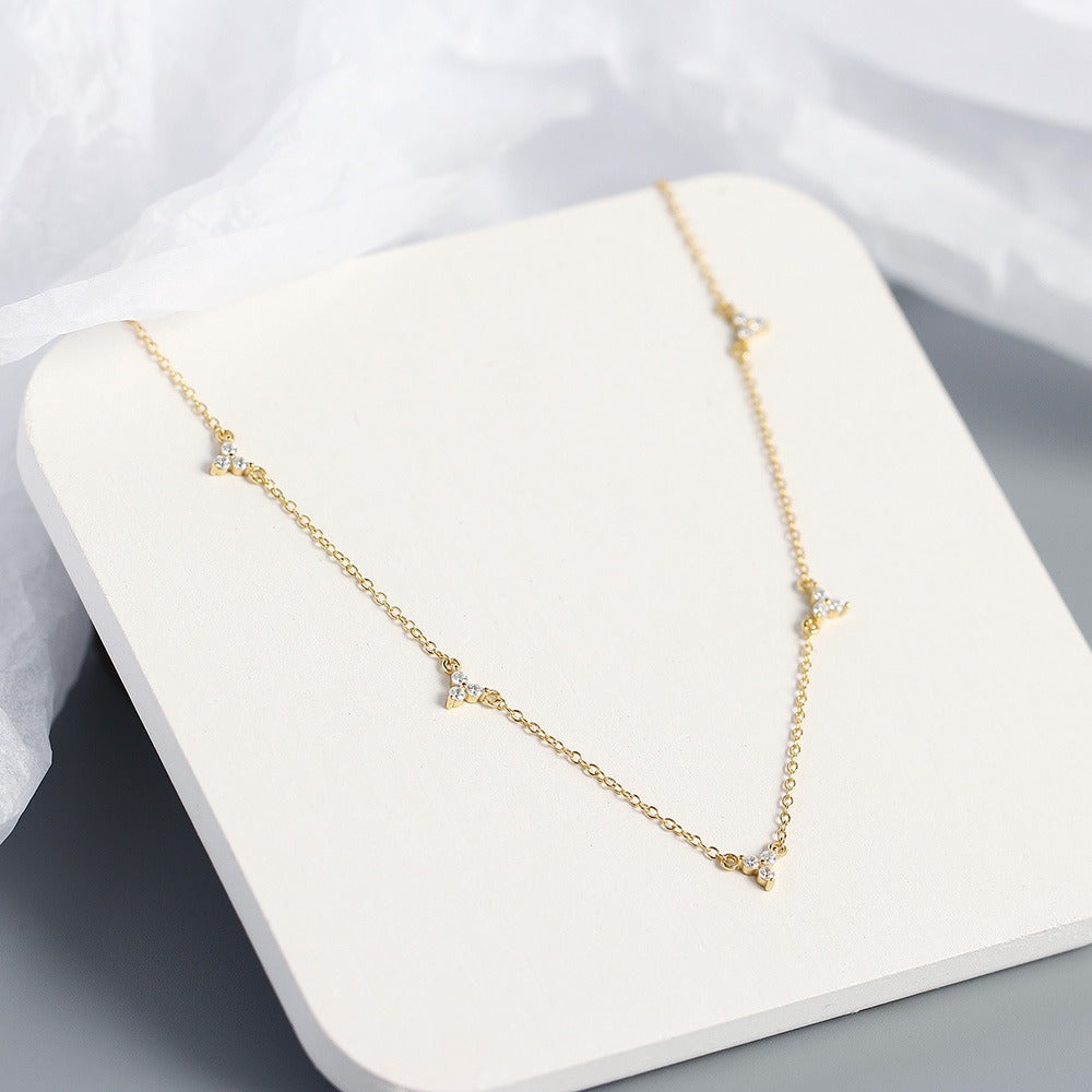 Collar Minimalista Geométrico – Plata de Ley 925