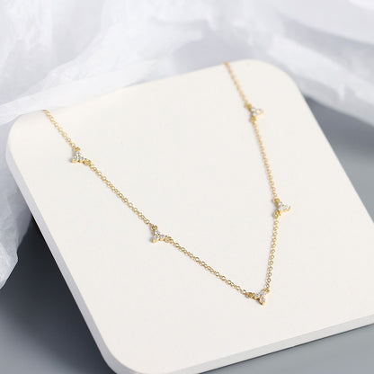 Collar Minimalista Geométrico – Plata de Ley 925