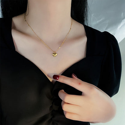 Collar con Colgante de Corazón Amoroso