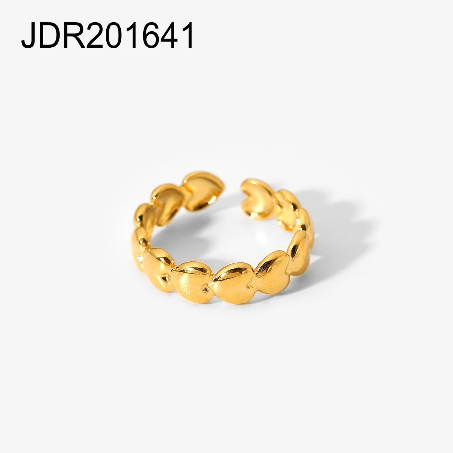 Anillo Abierto con Cruz de Cadena