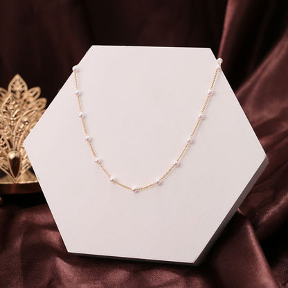 Collar gargantilla de perlas