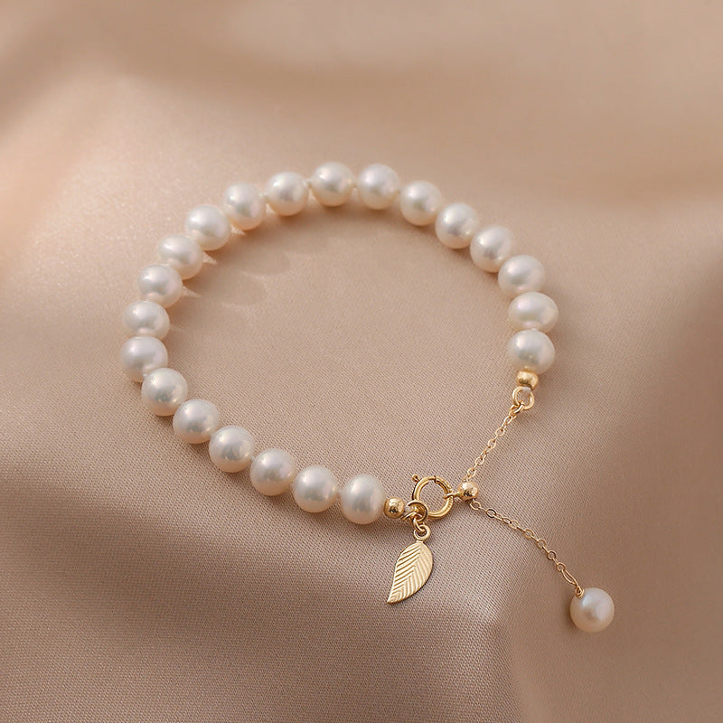 Pulseras de Perlas de Agua Dulce 100% Naturales