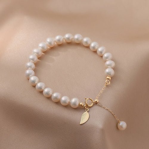 Pulseras de Perlas de Agua Dulce 100% Naturales
