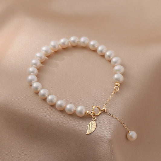Pulseras de Perlas de Agua Dulce 100% Naturales